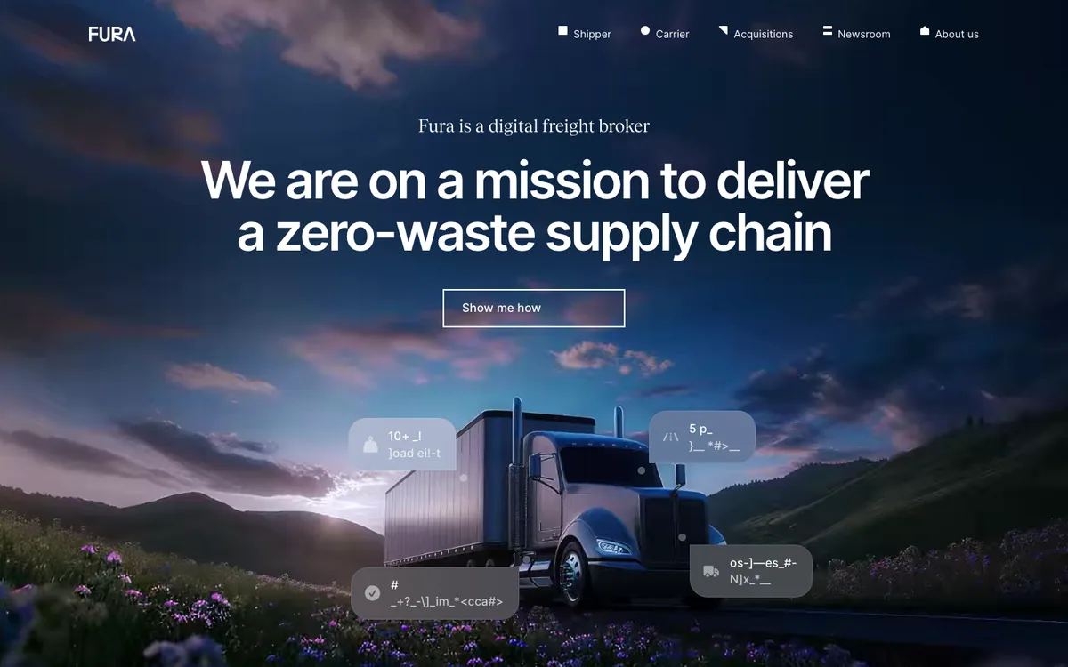 Fura website preview